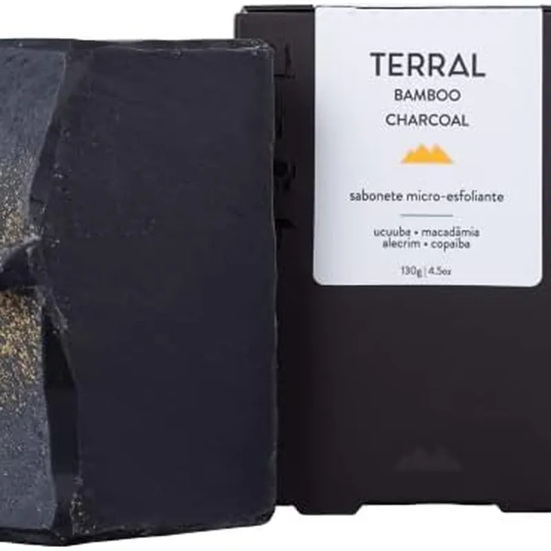 Sabonete Natural com Carvão Ativado